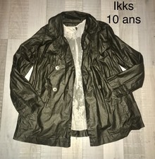 IKKS 10 ANS  Fille : Veste Mi Saison Imper Bronze BE