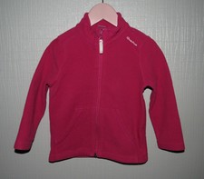 ~ 3 ans DECATHLON - BUC275 ~ Gilet polaire rose zippé Fille ~