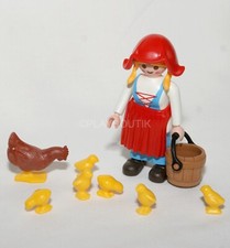 PLAYMOBIL COUNTRY - fermiere moyen age et basse-cour - hollandaise -