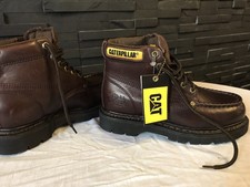 Caterpillar Marron à lacets Mocassins Chaussures/Bottes Décontractées UK 4 (RARE)