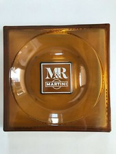 Cendrier de comptoir en verre fumé marron Martini On the Rocks, MR & Martini