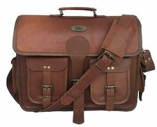 Iconique Vintage Sac Bandoulière Cartable École Femme Messager Véritable Neuf