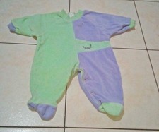 pyjama velours  taille 3 mois  ..