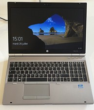 Pc portable HP EliteBook 8570p  W10 pro i5 3320M 8Go 320Go "Clavier usé"