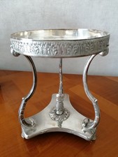 coupe à fruits, compotier,corbeille en métal argenté 19 e siècle