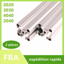 2Pcs 20x20 30x30 40x40 20X40 Profil en aluminium Écrou 6/8mm 200-1000mm profilés