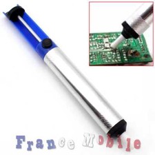 Pompe à dessouder Téflon fer Souder Aluminium Soudure Soudage Eléctronique Bleu