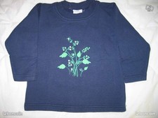 Pull bleu marine pour fille - 3 ans