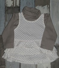 ? 12 mois KIABI - AAA291 ~ Blouse / Tunique Sous pull imprimée Fille ? 