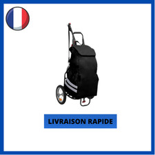 Remorque de vélo pliable : bagage pliable avec sac d'épicerie voyage shopping 