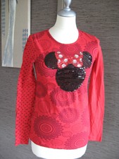 HAUT TOP  TEE SHIRT  DISNEY DESIGUAL  TAILLE 13  14 ANS   OU XS  32 34  MICKEY 