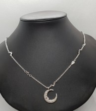 Collier fantaisie motif lune et étoiles RefM837
