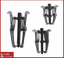 Jeu 3 Extracteur 3 griffes 75 à 150 mm Roulement, Arrache Moyeux réversible