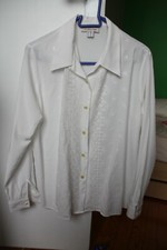chemisier blanc 44 123 brodé