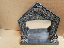 2 Sitting Buddhas Altar Statue with  candle holder