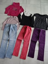 lot hiver fille 10 ans: Bilook=sweat,2 TS,sous pull,2 pantalons 
