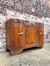 Enfilade art déco plateau marbre, meuble buffet ancien, vaisselier vintage 