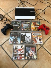 Console Sony PS3 Ultra slim 2 manettes 8 jeux, fonctionne parfaitement, bon état