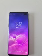 Samsung Galaxy S10+ SM-G975 - 128Go - Noir Prisme (Désimlocké) (Simple SIM)