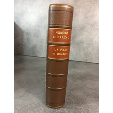 Balzac Honoré de La peau de Chagrin Maître du livre Crès 1923 numéroté reliure c