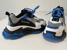 BALENCIAGA TRIPLE S GRIS et BLEU T41