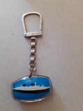  Porte-clés LE FRANCE, lubrifié par MOBILE, bateau (pub,station essence,voiture,