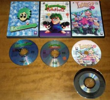 Lot 3 Jeux PC Lomax + Lemmings 3D + Lemmings Paintball