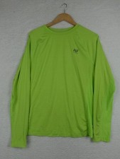 Abercrombie A&F 1892 Froid Gear Grand Citron Vert Long Manches Col Rond Haut Htf