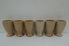 6 mazagrans en grès Village Vintage .