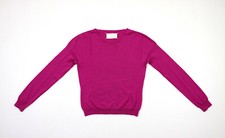 AW 2006 MARTIN MARGIELA white label fuchsia silk & wool blend sweater size L