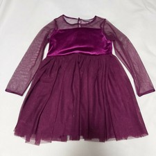 I LOVE GirlsWear âge 8 ans. filles marron à manches Mesh Superposé Robe de soirée.