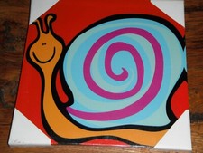 Cadre escargot décor chambre d'enfant