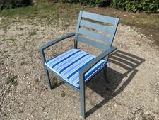 6 chaises de jardin en metal