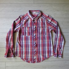 Roxy Chemise Carreaux M Rouge 100% Coton