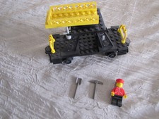 Vintage LEGO Wagon  7821 SIGNAL POST REPAIR TRAIN 12v ancien LEGOLAND SYSTEM