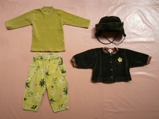 12 mois / 18 mois - ensemble velours 4 pièces - CONFETTI - fille =