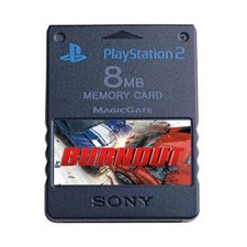 Carte mémoire Burnout 2 3 Dominator Revenge Takedown PS2 débloquée sauvegardes
