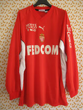 Maillot As Monaco Fedcom Porté Entrainement Puma Jersey vintage Shirt - XL