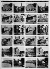 Educa.Stereo.France 20.Langeais.Azay le Rideau.Ussé.Chinon.12 Vues.Photos /verre