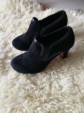 Bottines À Talons Clarks Femme Daim Taille 37 Noir boots 