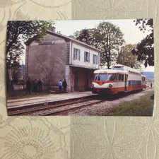 Tirage Photo d’après Diapo- X4200 en gare de  Bonnieux (84) en 1984