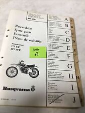 Husqvarna 125 CR WR 125CR 125WR catalogue pièces détachées édition 1973 MK