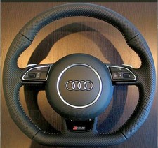 Volant à fond plat Audi RS5 S5 A5 RS3 RS4 RS6 TT RS A4 Q5 Q7 A8 S Line