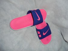 Femmes Nike Bleu Chaussons Taille UK 6.5 EU 40.5 US 9 très bon état