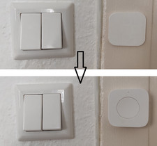 Magnétique Support mural pour aqara Smart Switch/deuxième pressé et amovibles