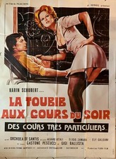 AFFICHE VINTAGE / LA TOUBIB AUX COURS DU SOIR / KARIN SCHUBERT / 120 X 160
