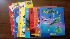 Lot 8 albums panini Disney Années 90 dont 3 complets, 4 quasi complets.