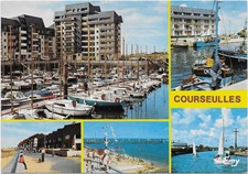 CPM - COURSEULLES SUR MER - CARTE MULTIVUES - 1990