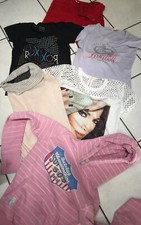 LOT FILLE 14 ANS JEAN SLIM ROUGE TOP PETITES BOMBES PEPE JEANS ROXY  SUPERDRY