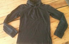  haut / sous pull ML fille 7/8 ans - Du Pareil au Même (DPAM) - noir